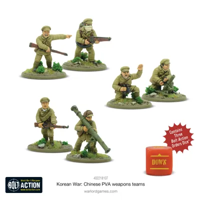 Bolt Action: Korean War - Chinese PVA Weapons Team