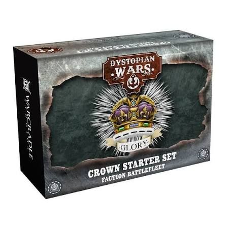 Dystopian Wars: CROWN STARTER SET - FACTION BATTLEFLEET (OOP)