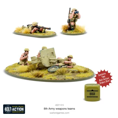 Bolt Action: 8th Army Weapon Teams