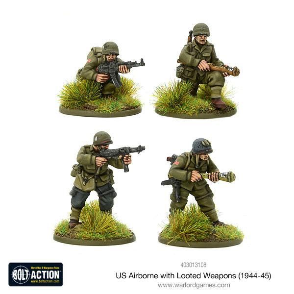 Bolt Action US Airborne with German Looted Weapons
