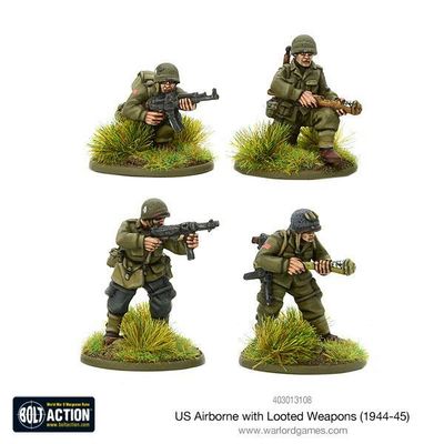 Bolt Action US Airborne with German Looted Weapons