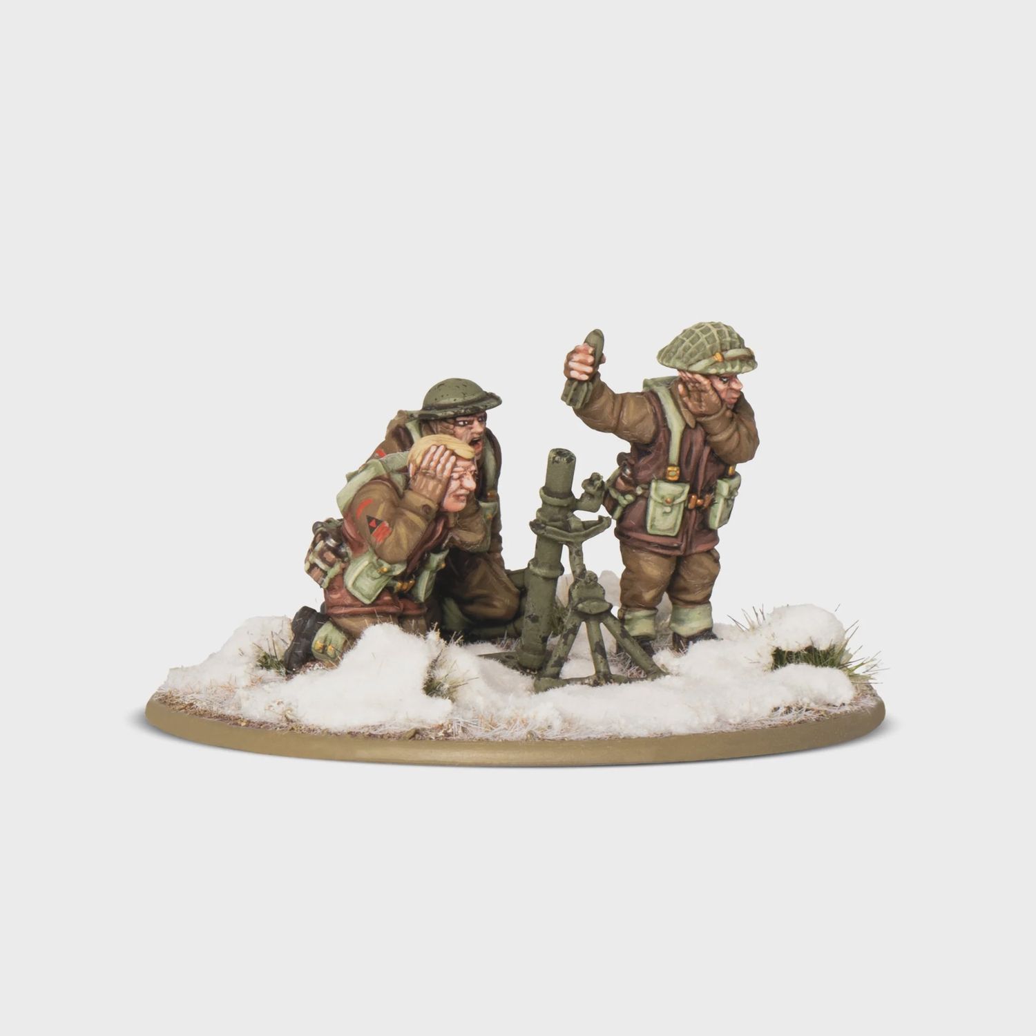 Bolt Action: British &amp; Canadian Infantry (Winter) Medium Mortar Team