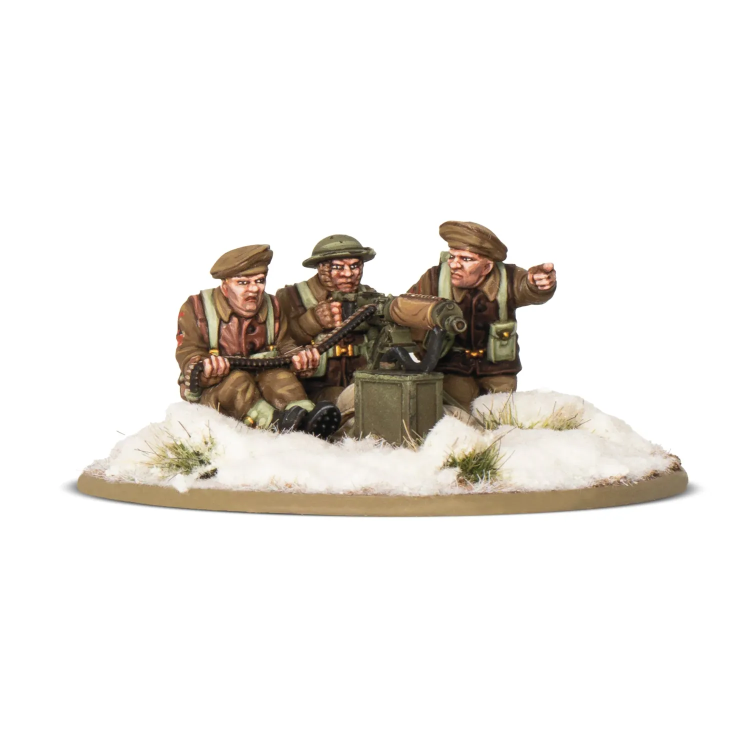 Bolt Action: British &amp; Canadian Infantry (Winter) Medium Machine Gun Team