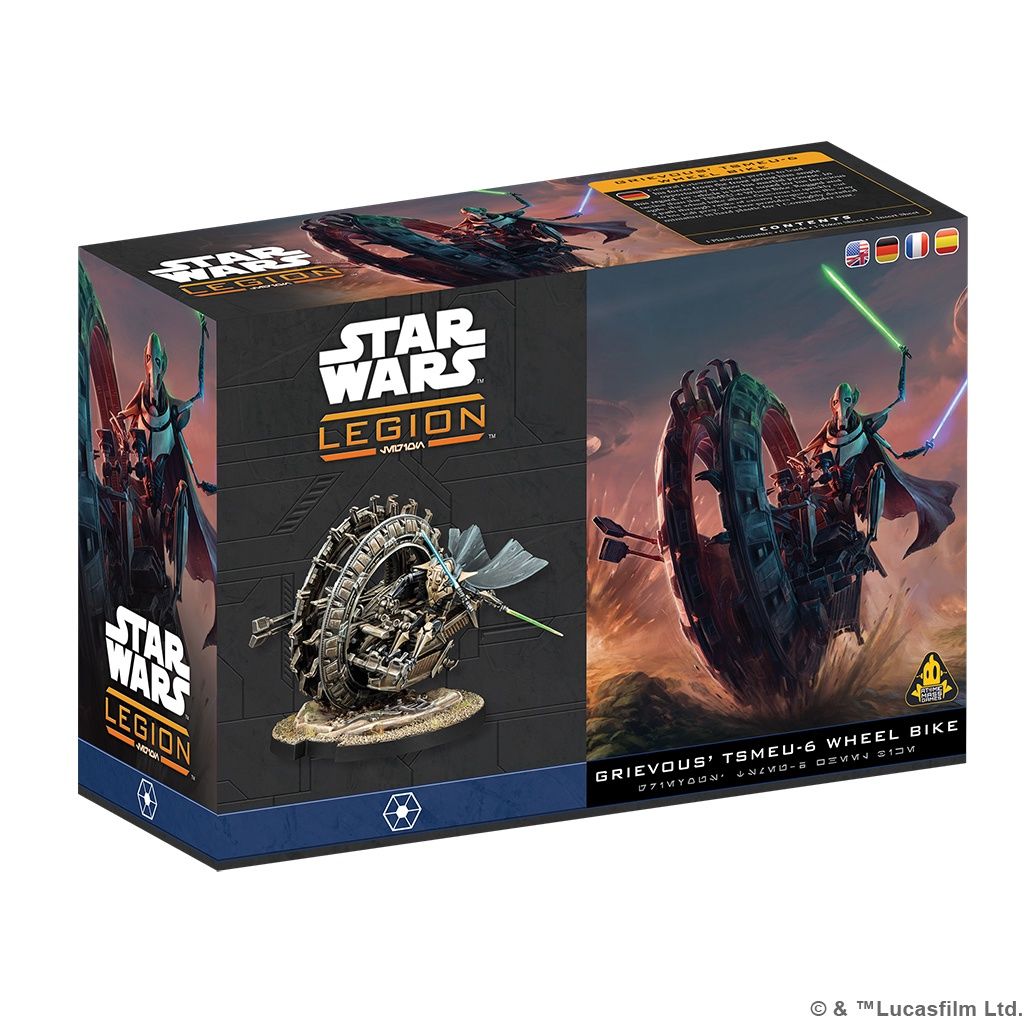 Star Wars: Legion - General Grevious TSMEU-6 Wheel Bike