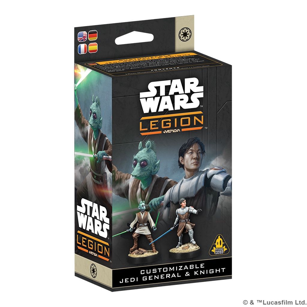 Star Wars: Legion- Customizable Jedi General and Knight