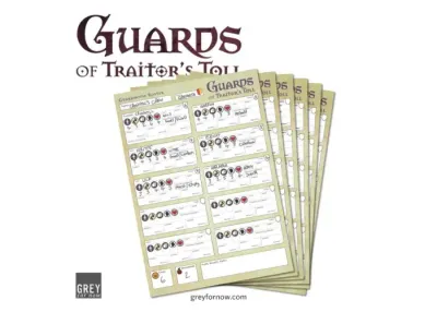 Guards of Traitor's Toll Guardhouse Roster (40 sheets)