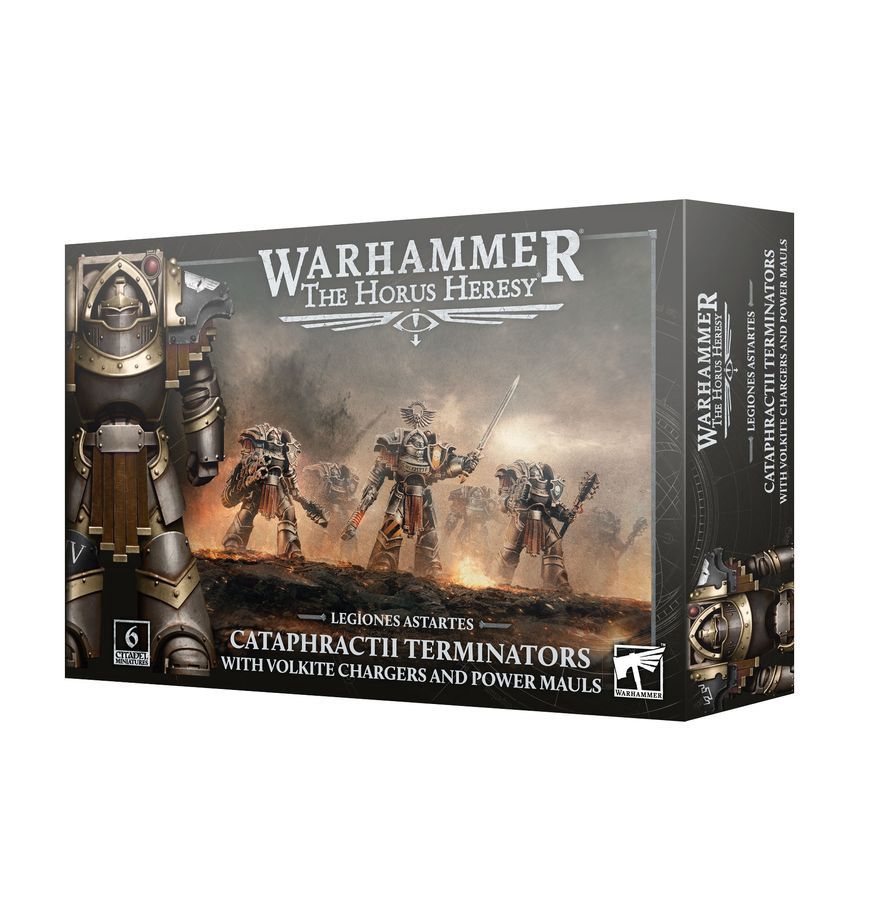 Legiones Astartes: CataphractII Terminators w/ Volkite Chargers and Power Mauls