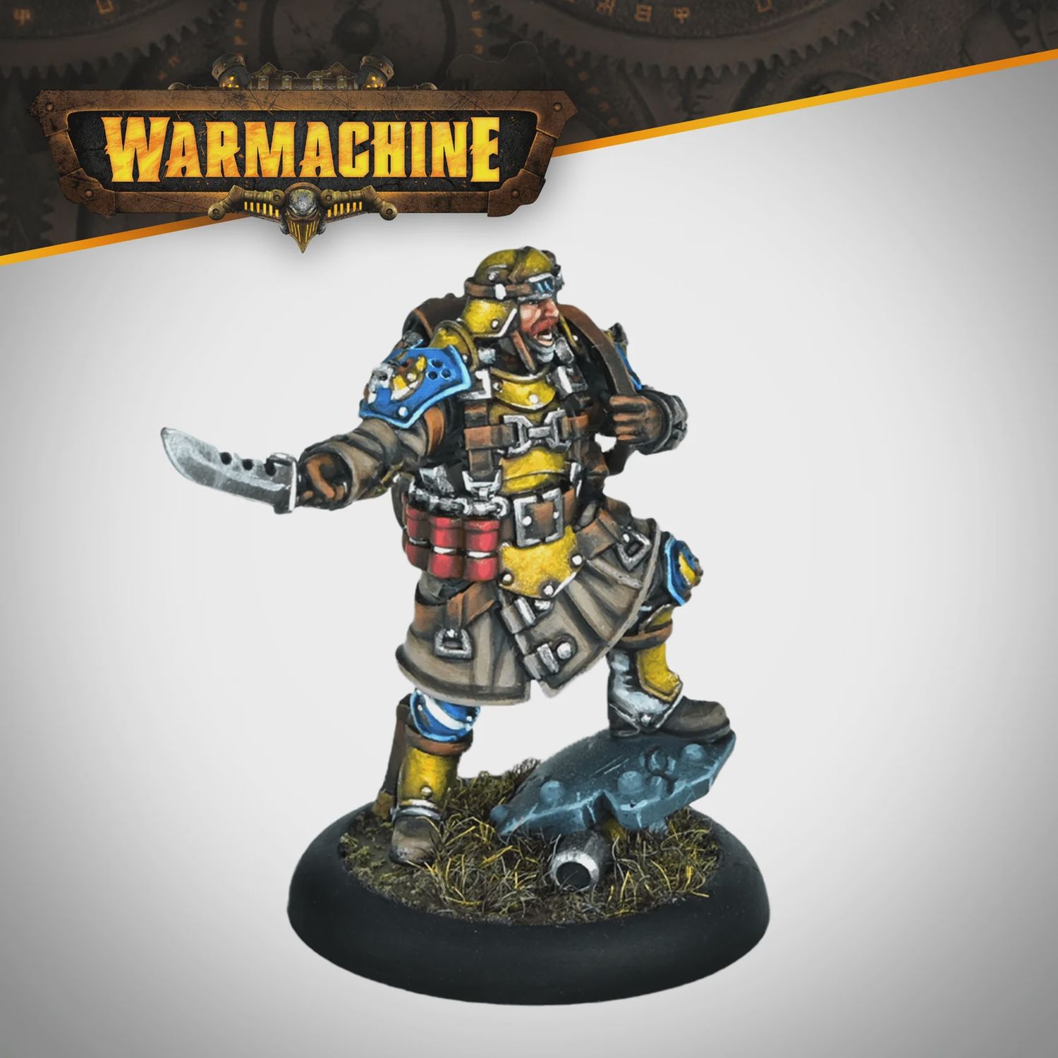 Warmachine: Cygnar Gravediggers Commando Officer