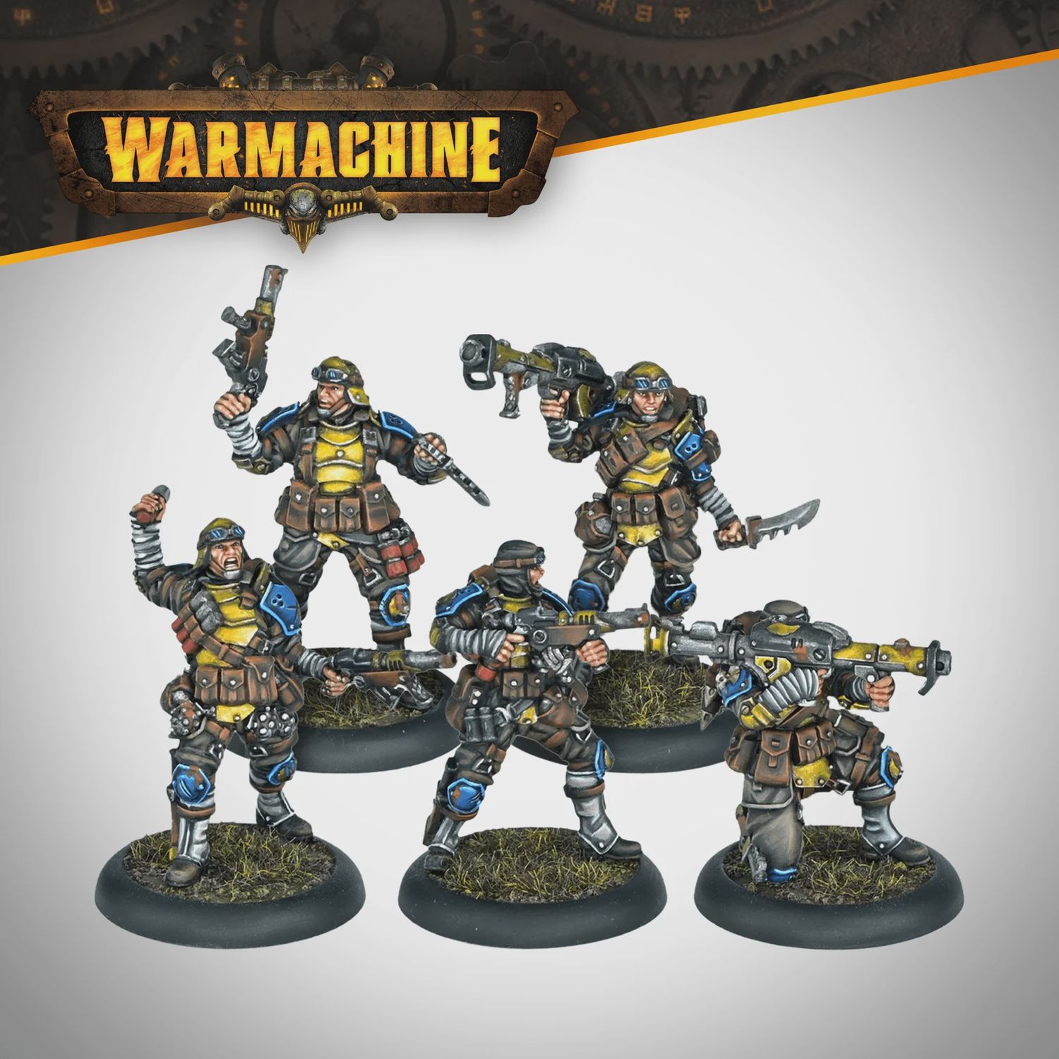 Warmachine: Cygnar Gravediggers Commando Unit