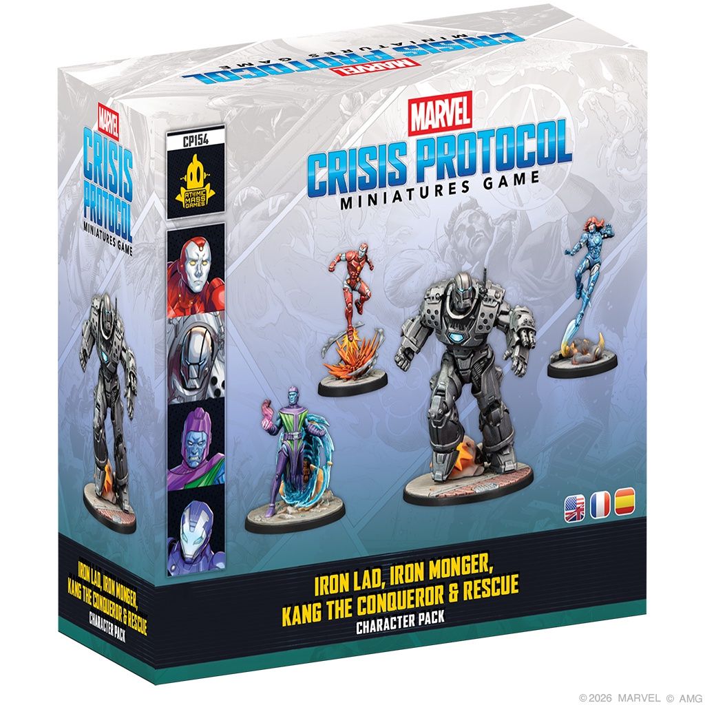 Marvel: Crisis Protocol – Iron Lad, Iron Monger, Kang the Conqueror &amp; Rescue