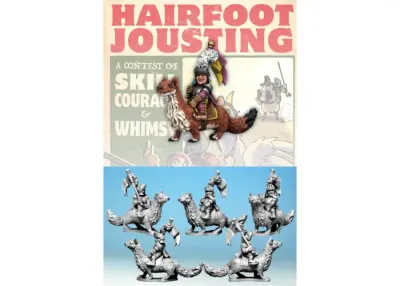 Hairfoot Jouster riding a Giant Weasel