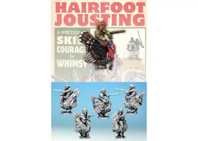 Hairfoot Jouster riding a Turkey