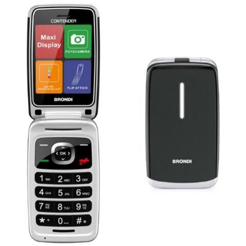 BRONDI CONTENDER DUAL SIM SENIOR PHONE BLACK