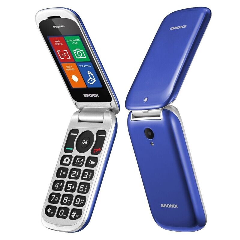 BRONDI SENIOR PHONE STONE PLUS BLU