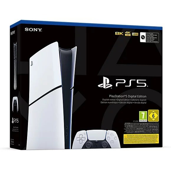 PS5 Console 1TB Digital Slim White