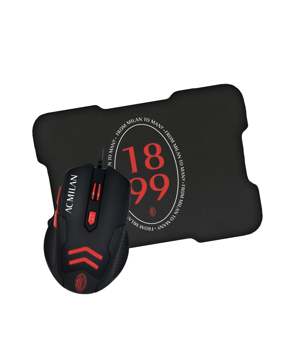 Techmade Kit Mouse USB + Tappetino Gaming Milan