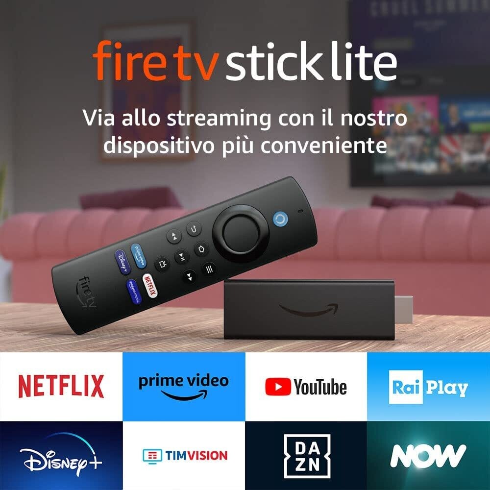 Amazon Fire TV Stick Lite con telecomando vocale Alexa | Lite