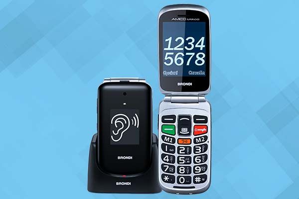BRONDI SENIOR PHONE AMICO SUPER VOICE ITA BLACK