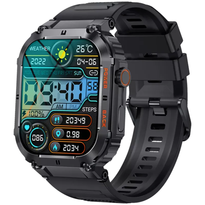 DENVER SMARTWATCH SWC-191 1.96&#39;&#39; CALL BLACK