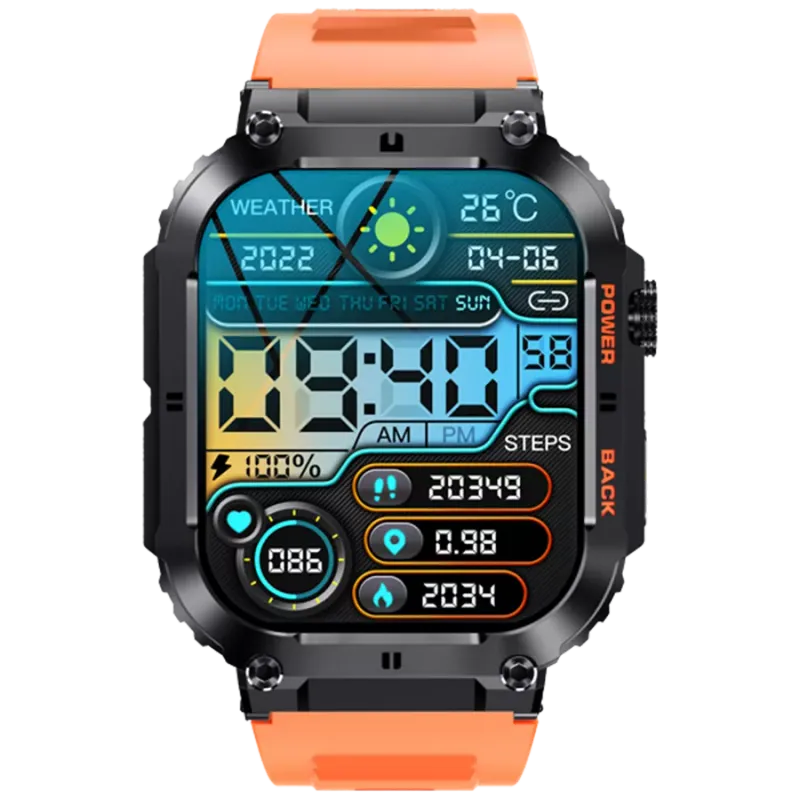 DENVER SMARTWATCH SWC-191 1.96&#39;&#39; CALL ORANGE