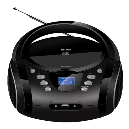 DENVER RADIONE BOOM BOX DAB+/FM CD USB AUX IN BLACK