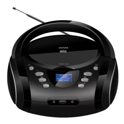 DENVER RADIONE BOOM BOX DAB+/FM CD USB AUX IN BLACK