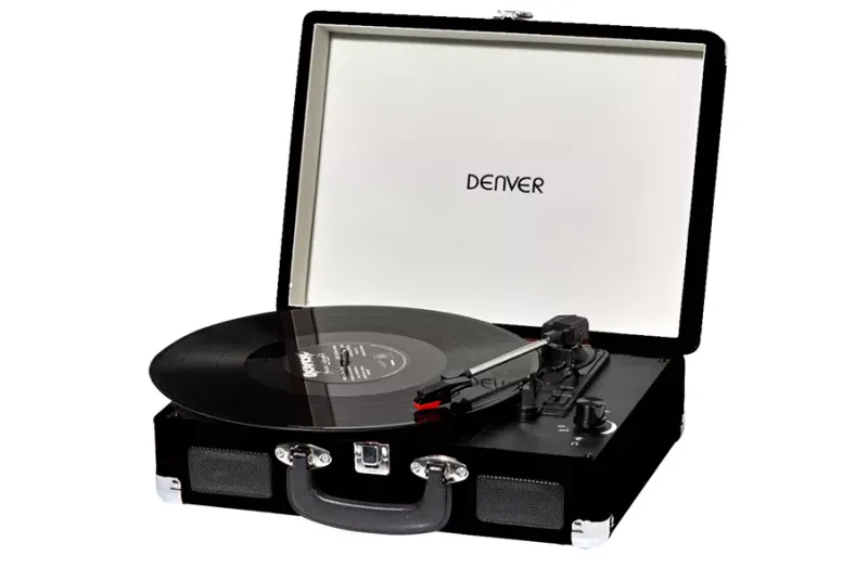 DENVER GIRADISCHI VALIGETTA USB VPL-120 NERO