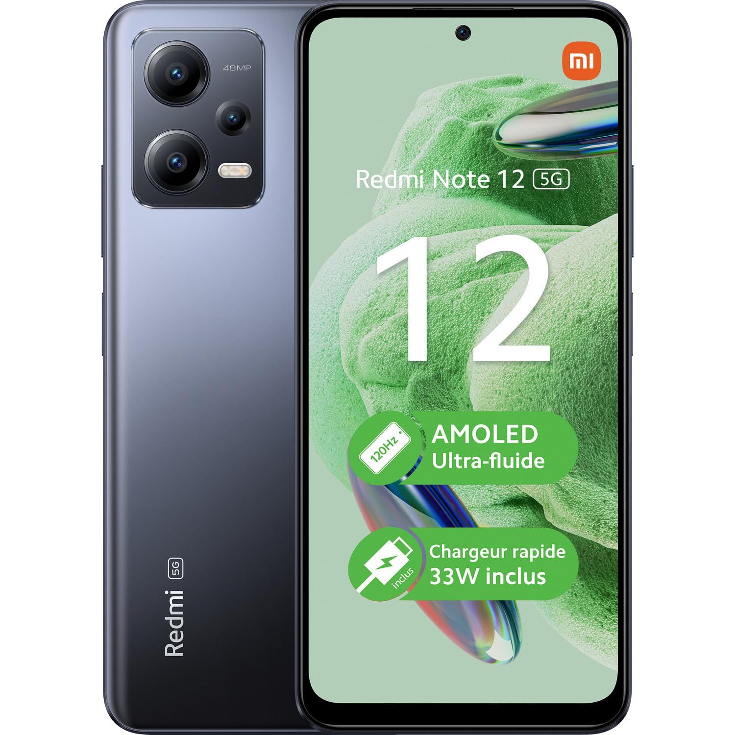 XIAOMI REDMI NOTE 12 5G 4+128GB ITA ONYX GRY