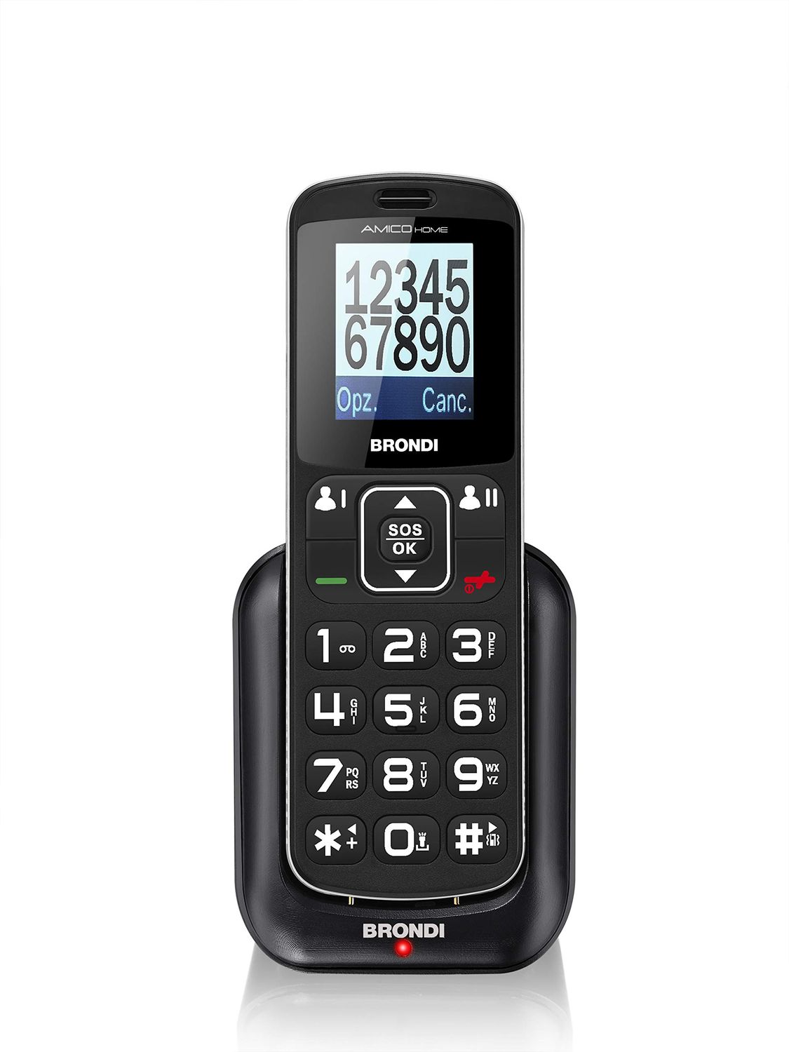 BRONDI SENIOR PHONE AMICO HOME DS BLACK