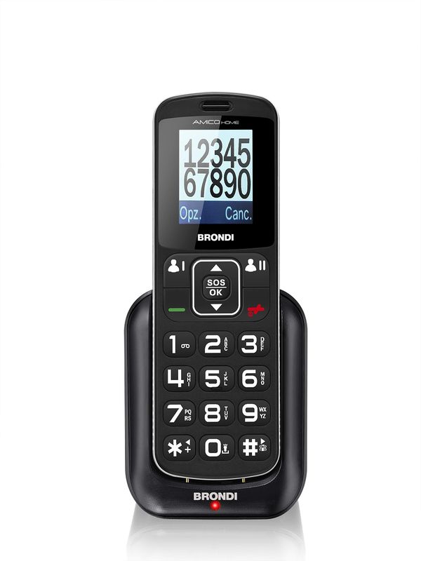 BRONDI SENIOR PHONE AMICO HOME DS BLACK