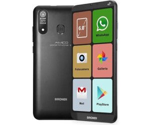 BRONDI SENIOR PHONE AMICO SMARTPHONE XL 4G BLACK