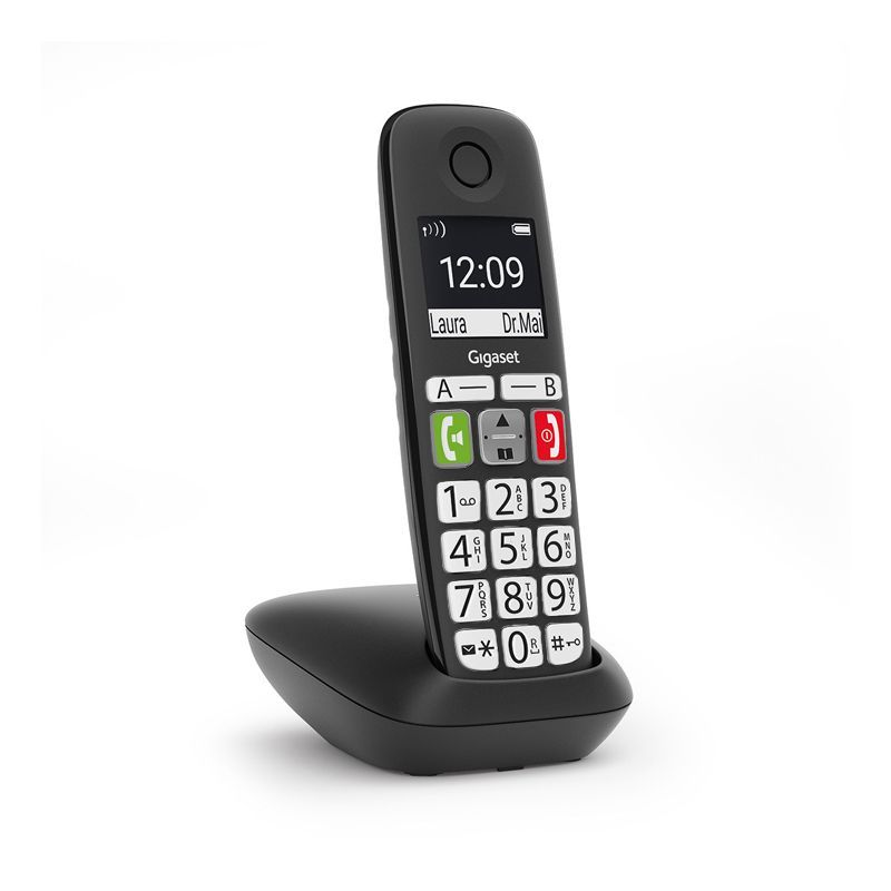 CORDLESS GIGASET SIEMENS E270 VIVAVOCE BIG BLACK