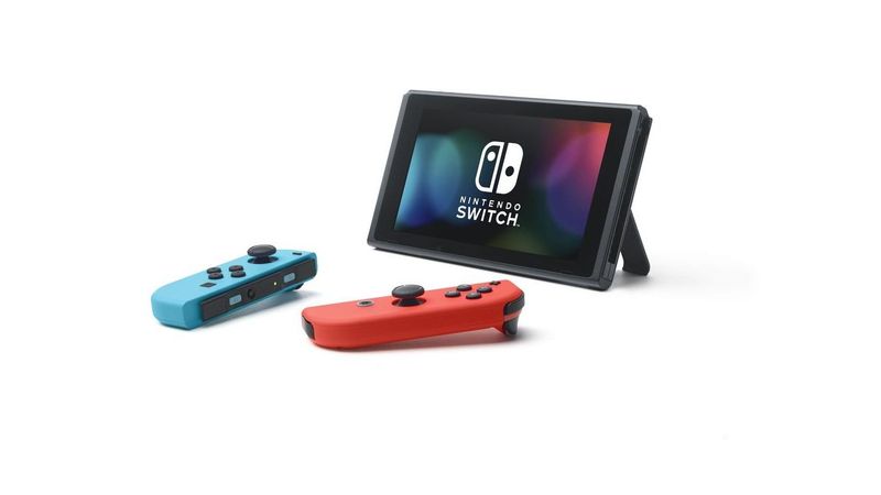 NINTENDO Switch Console 1.1 Neon Blue/Neon Red + Switch Sport + Fascia + 12 Mesi