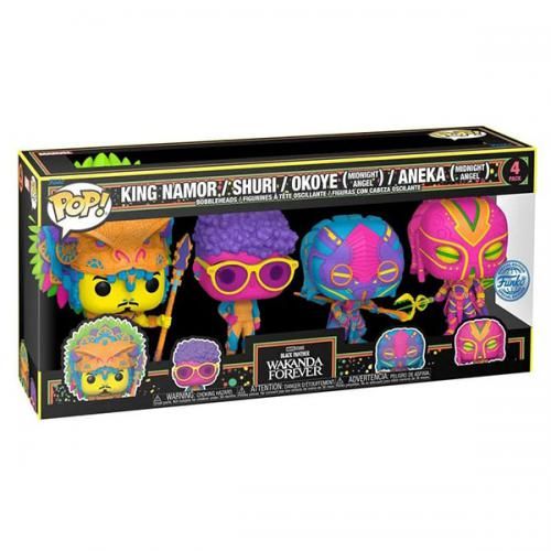 Funko POP! Black Panther WF: Group (4PK) EXM BLKLT (fk2)