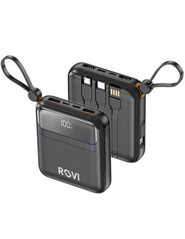ROVI POWERBANK 10000 MAH LX21 NERO TYPE-C 20W