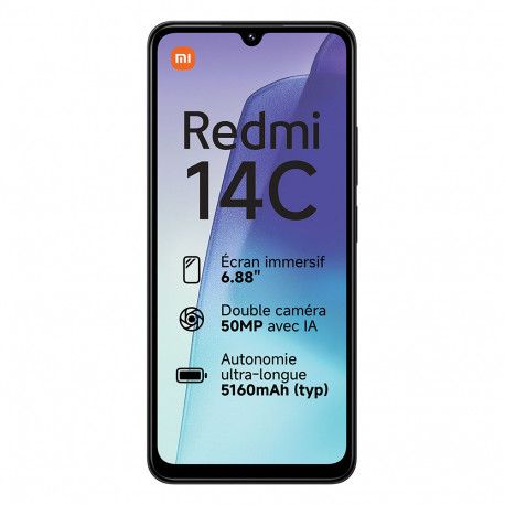 XIAOMI REDMI 14C 4/128 GB EUR MIDNIGHT BLACK