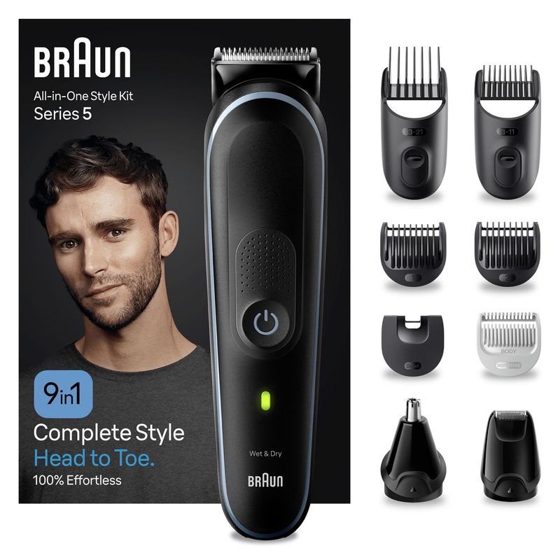 Braun Regolabarba e Capelli Series 5 MGK5411 9 in 1