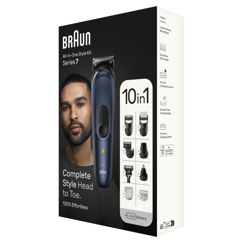 Braun Regolabarba e Capelli Series 7 MGK7421 10 in 1