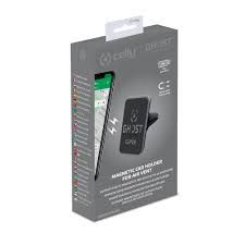 CELLY SUPPORTO AUTO GHOST SUPERVENT CAR HOLDER BLACK