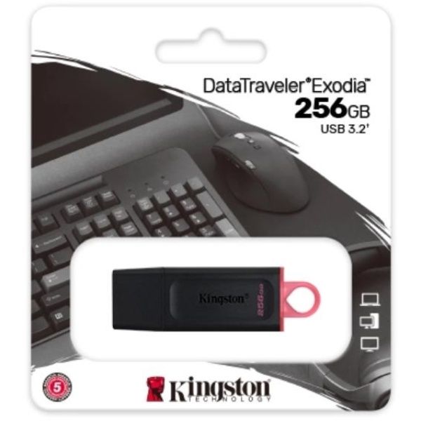 PENDRIVE KINGSTON USB-A 256GB 3.2 DTX256
