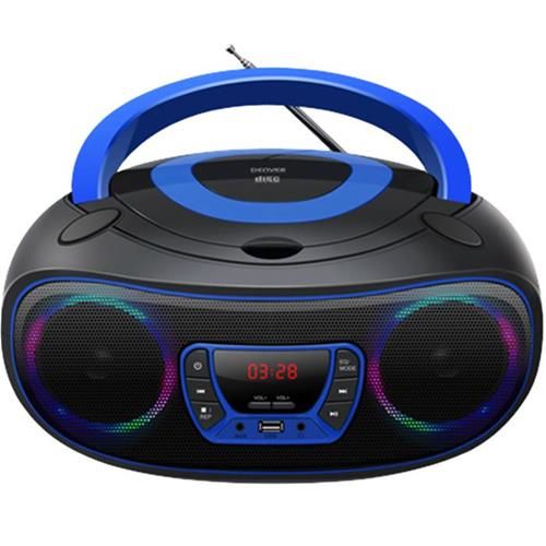 DENVER RADIO TCL-212BT BOOM BOX CD DISPLAY BLU