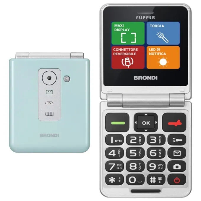BRONDI FLIPPER SENIOR PHONE GREEN