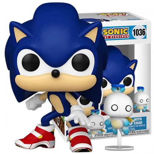 FUNKO POP! SONIC THE HEDGEHOG: SONIC W/CHAO (1036)
