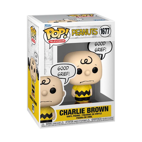 Funko POP! Peanuts: Charlie Brown Good Grief! (1677)