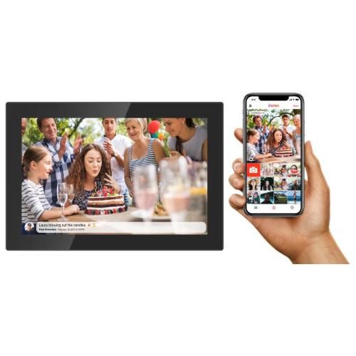 DENVER PHOTOFRAME PFF-1037 WIFI DIGITAL FRAMEO SW BLACK