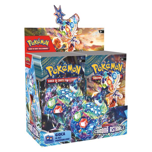 POKEMON BOX 36 BUSTE SV07 CORONA ASTRALE ITA