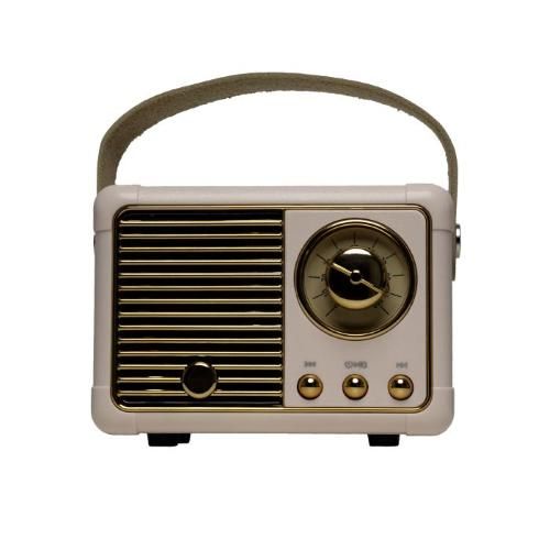 DENVER BTP-203 MINI SPEAKER BLUETOOTH DESIGN RETRO ROSA