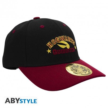 Cappellino Harry Potter : Quidditch (Rosso/Nero)