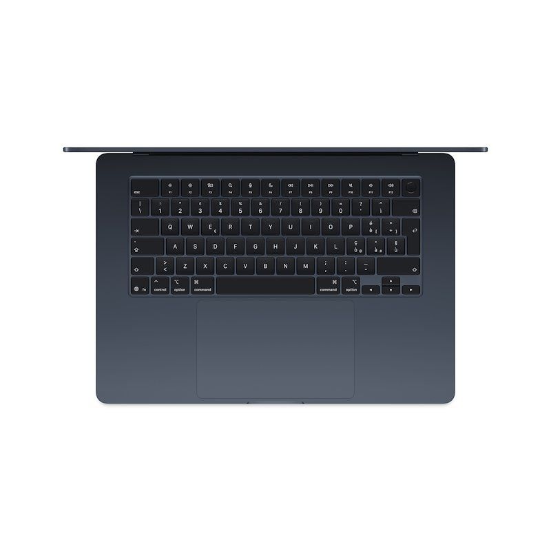 APPLE MACBOOK AIR 15&#39;&#39; M4 10core CPU e 10core GPU 16/512 Mezzanotte