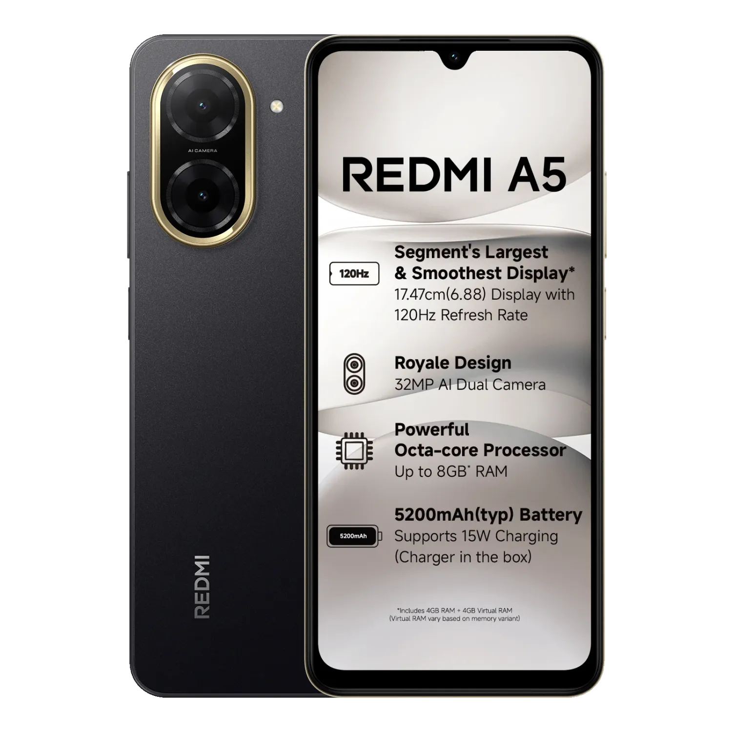 XIAOMI REDMI A5 DS 3/64 EUR BLACK